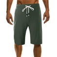 thumbnail image 1 of sovlvnd Sweatpants for Men Fashion Drawstring Elastic Waist Pocket Casual Sweat Capris Pants Men's Dress Pants, 1 of 8