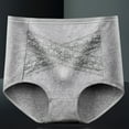 thumbnail image 1 of sovlvnd on Clearance Women's High Waist Abdominal And Hip Lifting Large Size Comfortable Cotton Women's Pants Underwear, 1 of 5