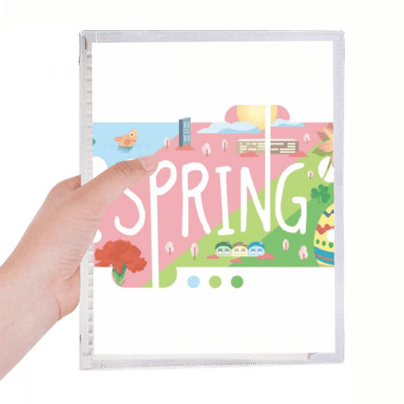 sp season illustration notebook loose diary refillable journal statiry