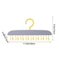 thumbnail image 1 of Space Saving Hanger Space Saving Hanger 8 Hook Bra Organizer Lingerie Storage Rack Wall Mountable Closet Hanger forTank Tops Underwear Delicates Home Dorm Organization 8 Hook Bra Organizer, 1 of 6
