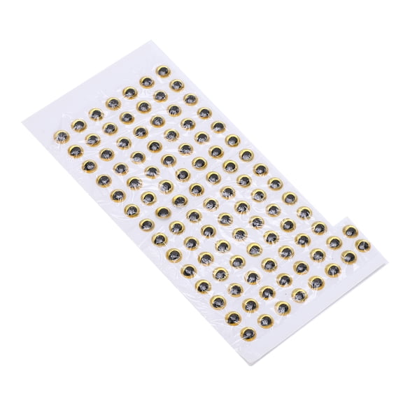 <span Style="background:red"></span> Fish Eyes, 3mm Diameter, 100 Pack, Enhance Lures For Trout, Bass  More