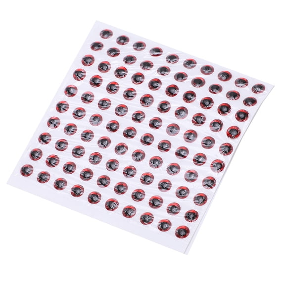 <span Style="background:red"></span> Fish Eyes, 3mm Diameter, 100 Pack, Enhance Lures For Trout, Bass More