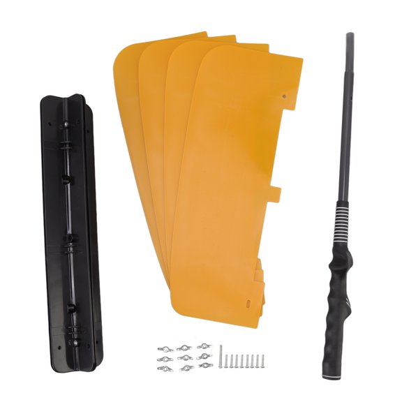 <span Style="background:red"></span> Strength Swing Speed Trainer, PE Fan Blades, Rubber Grip, Enhance Power Control