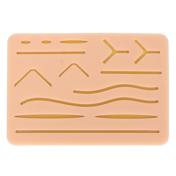 <span Style="background:red"></span> Suture Practice Pad, Silicone Skin Model For Nursing Students  <span Style="background:red"></span> Training