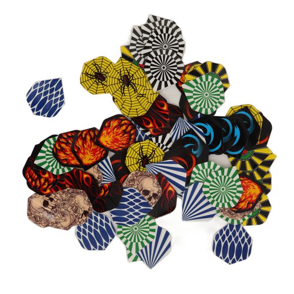 <span Style="background:red"></span> <span Style="background:red"></span> Pack Of 77, Premium PET Material For Steel/Soft Tip S, Enhanced Control Durability