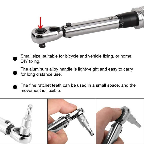 spanner,Wrench Set Tools 1-25nm Adjustable Bike Ratchet Torque Spanner Bike Torque Wrench 1-25nm Adjustable Spanner Manual Wrenches 1/4 1-25nm Tools Kit Ratchet Set Tools Kit
