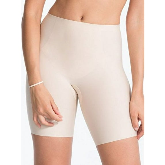 spanx trust your thinstincts medium control targeted short, s, soft nude