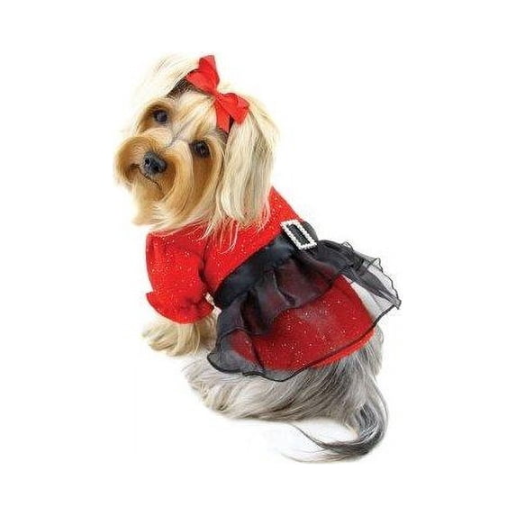 Klippo Dogpuppy Sundresspartychristmasholidayvalentines Dayfestivefancyformal Puffy Sleeves Dress - Small