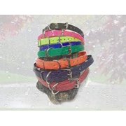 sparkypetco 3/4" square buckle high flex neon pink dog strap for garmin dogtra petsafe sportdog e collar, neon pink