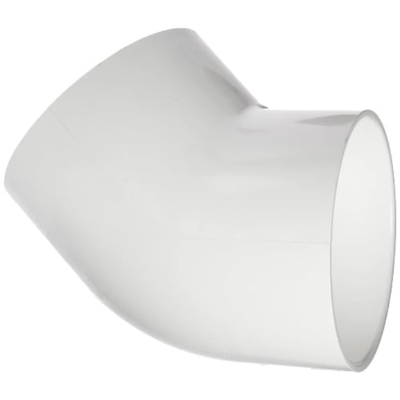 spears 417 series pvc pipe fitting, 45 degree elbow, schedule 40, 1" socket