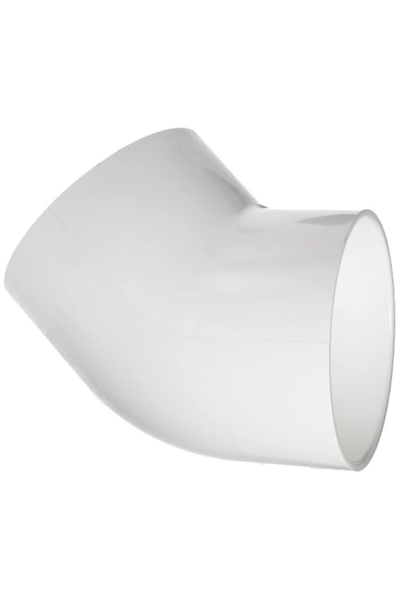 spears 417 series pvc pipe fitting, 45 degree elbow, schedule 40, 1" socket