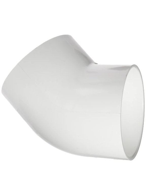 spears 417 series pvc pipe fitting, 45 degree elbow, schedule 40, 1" socket