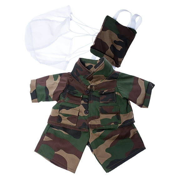 special forces outfit teddy bear clothes fits most 14" - 18" build-a-bear and make your own stuffed animals