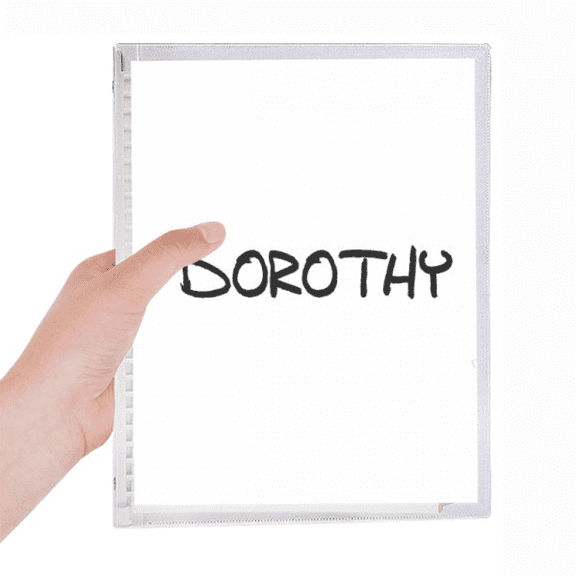 special handwriting english name dorothy notebook loose diary refillable journal statiry
