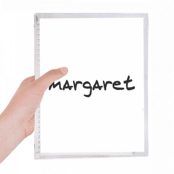 special handwriting english name margaret notebook loose diary refillable journal statiry