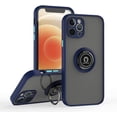 thumbnail image 1 of is specially designed for iPhone 13 Pro Anti-fall,anti-fingerprint, built-in 360° rotating ring bracket solid and durable magnetic car phone case, suitable for iPhone 13 Pro 6.1inches Male-Blue, 1 of 11