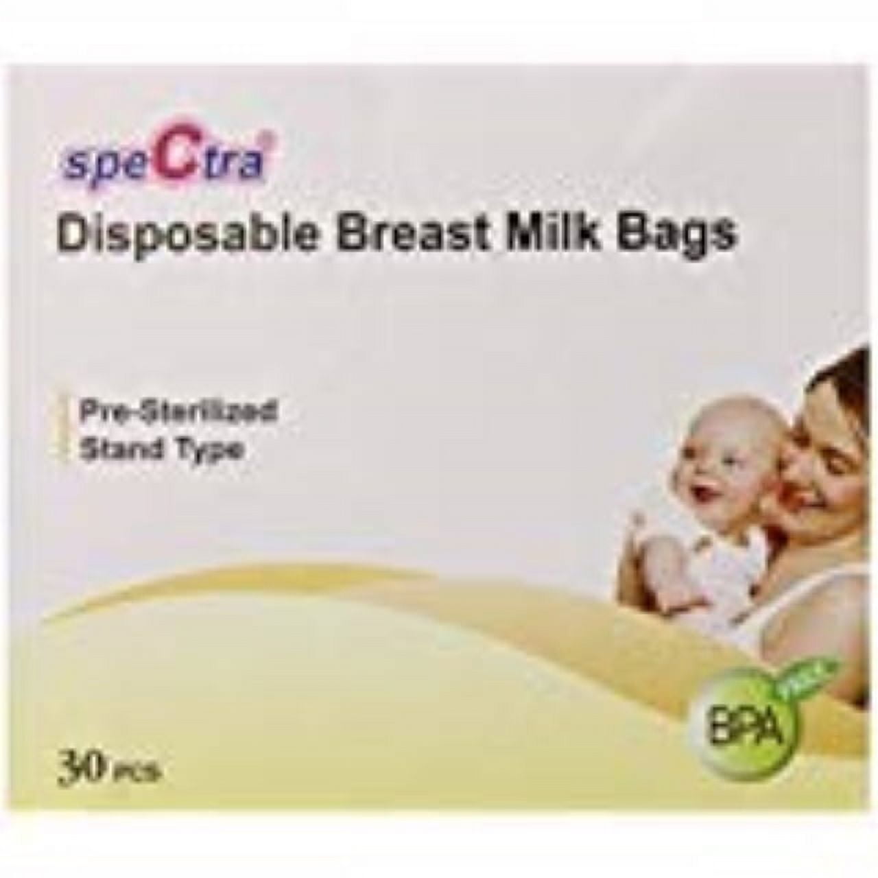 spectra baby usa disposable breast milk storage bags 7oz/200ml 30