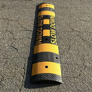 Extra 4.5' Section - Glue-Down Premium Rubber Speed Bump