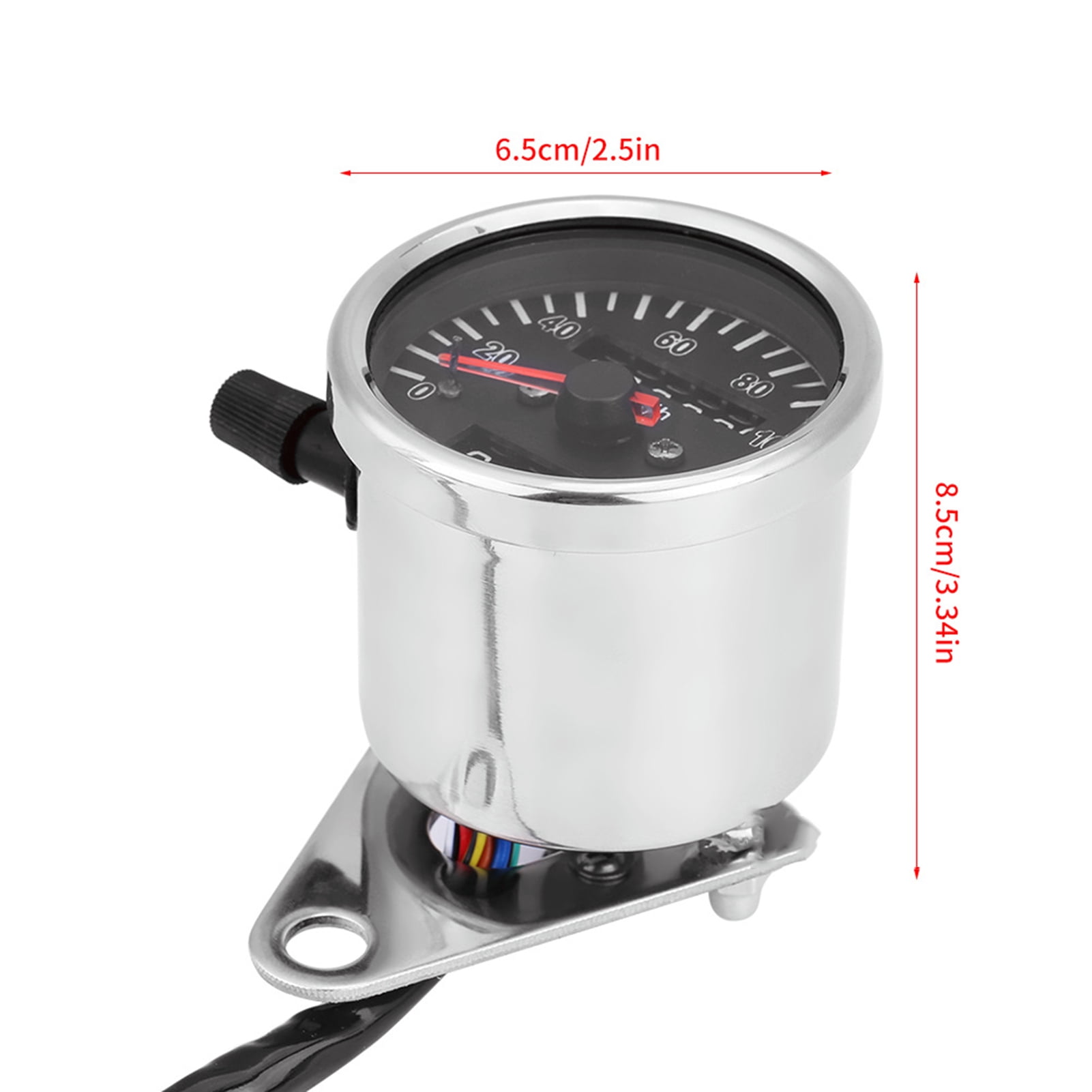 speedometer,With Led Indicator Cafe With Led Silver Huiop 12v Cafe ...