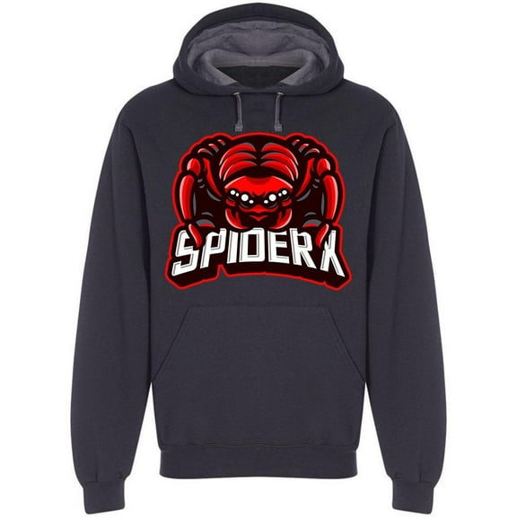 "spider X" Mascot Hoodie Men -Image by Shutterstock, Male Small