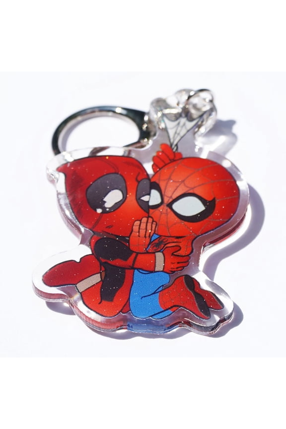 spideypool keychain! (1 keychain)