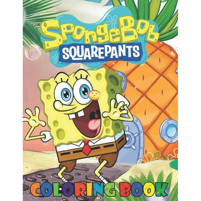 Coloring book  activity book:SpongeBob SquarePants With Shiny Stickers  Shell City Here We Come - Golden Books — Google Arts & Culture