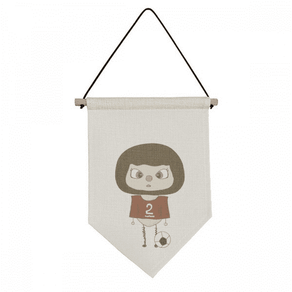 sport soccer competition co score uu Canvas Flag Hanging Wall Art Decor Banner