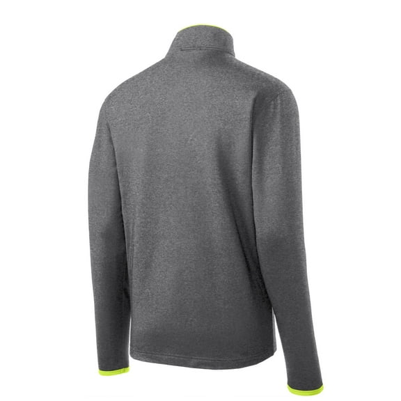 sport-tek men's contrast full-zip jacket