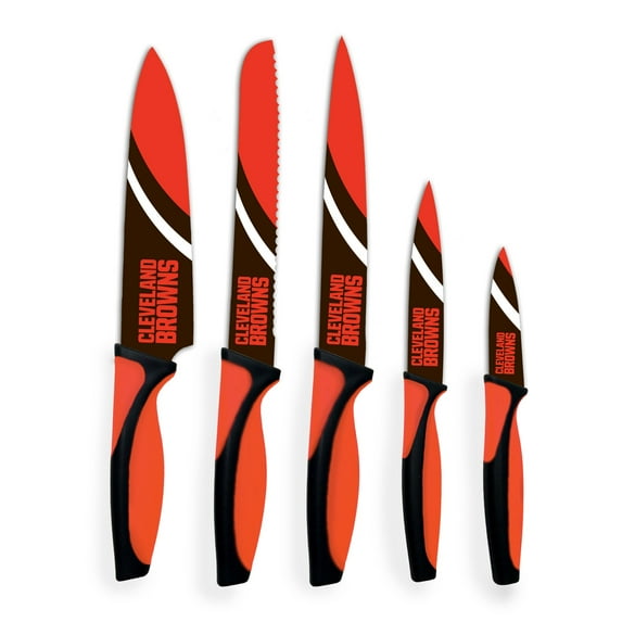 Woodrow Cleveland Browns 5-Piece Stainless Steel Cutlery Knife Set