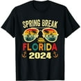 thumbnail image 1 of spring break 2024 florida Spring Break and Cool Sunglasses T-Shirt, 1 of 3