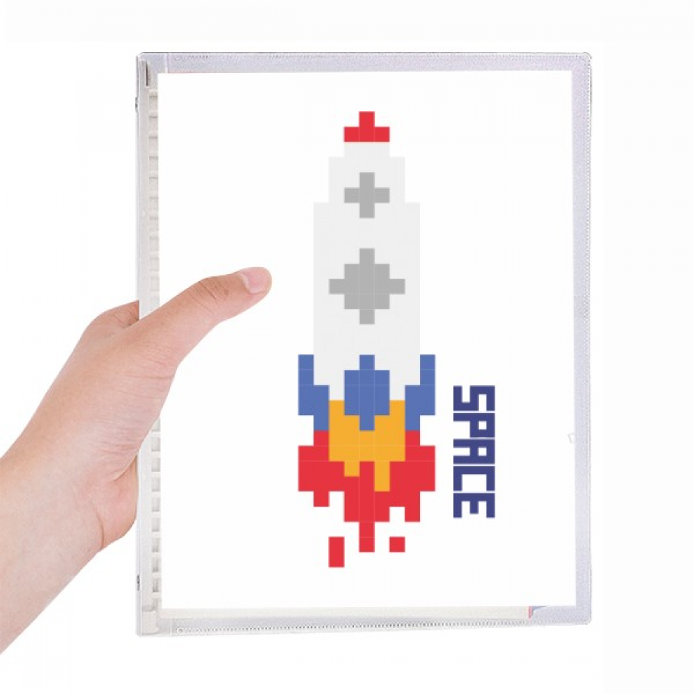 spship rocket fire universe notebook loose diary refillable journal statiry
