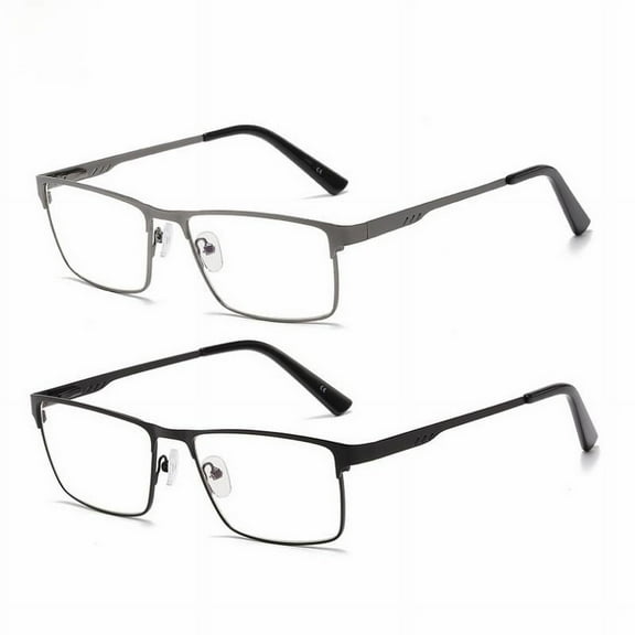 square spring leg elderly reading glasses reading glasses long-lasting use-black-250°