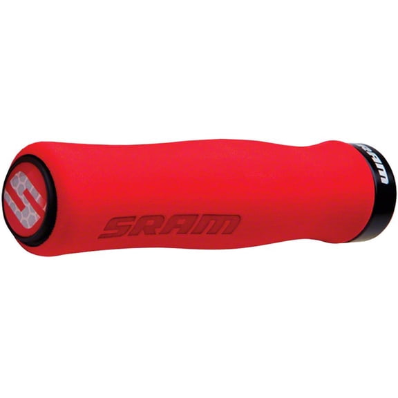 SRAM Locking MTB Contour Foam Grip Set, Red/Black NLA