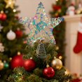 thumbnail image 1 of sruoe Christmas Topper, Iron Christmas Tree Topper, Vintage Rustic Western Christmas Star Topper for Christmas Tree, Christmas decoration, Indoor, Outdoor, 1 of 6