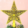thumbnail image 1 of sruoe Christmas Topper, Plastic Christmas Tree Topper, Vintage Rustic Western Christmas Star Topper for Christmas Tree, Christmas decoration, Indoor, Outdoor, 1 of 7