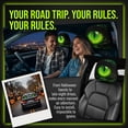 thumbnail image 1 of sruoe 2 Pack Terrifying Eyeball Car Headrest Covers, Stretch Polyester Headrest Protectors, Spooky Halloween Car Interior Decor, Creepy Eye Pattern Auto Seat Accessory For Road Trip & Night Driving, 1 of 8
