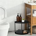 thumbnail image 1 of sruoe 2-Tier Shelf Rack, Freestanding Corner Shower Organizer，Plastic Shelving Unit Storage Shelf, Storage Rack, Utility Shelving Unit, Storage Shelves for Bathroom kitchen Living Room Bedroom Office, 1 of 6