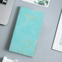 sruoe A5 Thick Notepad, Journal Notebook, Leather Journals Notebook, Spiral Trip Planner Note Book, Portable Notepad, Peper Book for Student Holiday Gifts, Paper