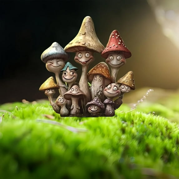 sruoe Acrylic Patio Decor, Garden Fairy Statues, Fall Flower Pot Decoration, 2D Flower Pot Stake Garden Accessories, Planter Pots Decor, Outdoor Lawn Ornament for Home, Yard Art Decorations