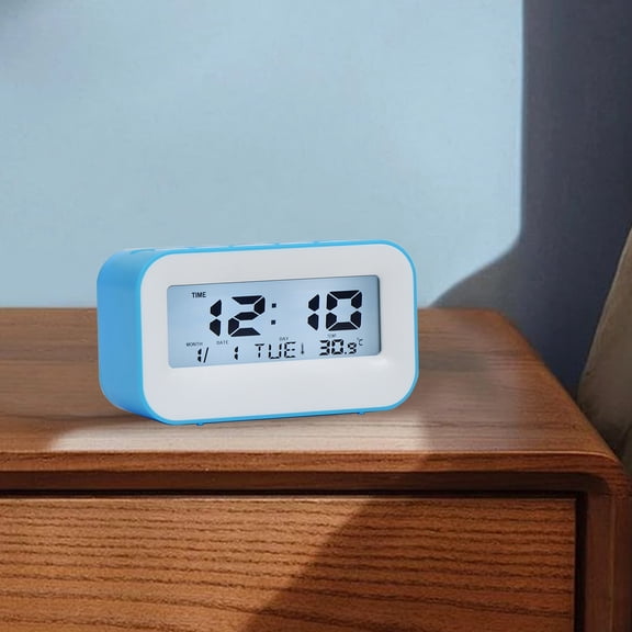 sruoe Alarm Clock, Alarm Clocks for Bedroom, Smart Alarm Clock, Clock Alarm, Deep Sleep Alarm Clocks, Bell Alarm Clock, Wireless Charging Home, Plastic