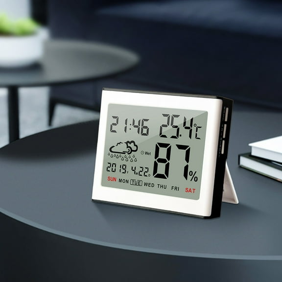 sruoe Alarm Clock, Alarm Clocks for Bedroom, Smart Alarm Clock, Clock Alarm, Deep Sleep Alarm Clocks, Bell Alarm Clock, Wireless Charging Home, Plastic