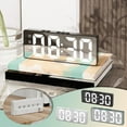 thumbnail image 1 of sruoe Alarm Clock, Clock Alarm Bedside, Clock Alarm Digital, Alarm Clocks for Bedrooms, Small Alarm Clock, Vibrating Alarm Clock, Projection Rectangular, Plastic, 1 of 5