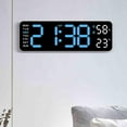 thumbnail image 1 of sruoe Alarm Clock, Digital Clocks, Clock Alarm Bedside, Clock Alarm Radio, Clock Alarm Digitalalarm, Mirror Digital Clock, Heavy Sleepers Alarm Clock, Plastic, 1 of 5