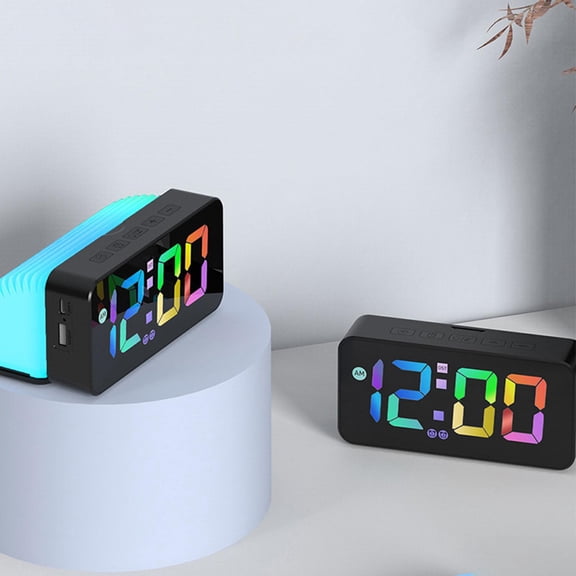 sruoe Alarm Clock, Digital Clocks, Clock Alarm Bedside, Clock Alarm Radio, Clock Alarm Digitalalarm, Mirror Digital Clock, Heavy Sleepers Alarm Clock, Plastic