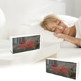 thumbnail image 1 of sruoe Alarm Clock, Digital Clocks, Clock Alarm Bedside, Clock Alarm Radio, Clock Alarm Digitalalarm, Mirror Digital Clock, Heavy Sleepers Alarm Clock, Plastic, 1 of 5