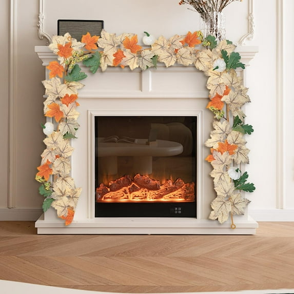 sruoe Artificial Christmas Garland Unlit, Christmas Decorate, Faux Garlands Christmas, Fake Greenery Garlands, Hanging Garland, Vine Garland for Door Stair Fireplace Indoor Tabletop Decor