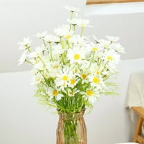 sruoe Artificial Flowers, Fake Flower, Artificial Floral Stems, Outdoor Artificial Flower, Artificial Flowers and Plant, Small Bouquet Faux Flower Arrangements for Home Furnishings Hotel Indoor