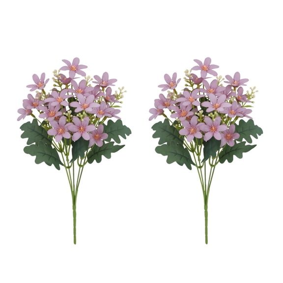 sruoe Artificial Flowers, Fake Flowers to Make Bouquet, Artificial Silk Flowers, Floral Stems, Artificial Flowers for Outdoors, Rose Imitation Flower Bushes for Home Wedding Birthday Decor