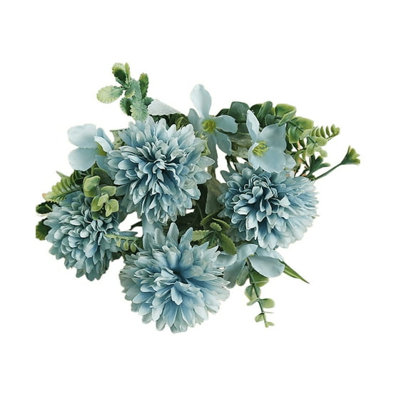 sruoe Artificial Flowers, Fake Flowers to Make Bouquet, Artificial Silk Flowers, Floral Stems, Artificial Flowers for Outdoors, Rose Imitation Flower Bushes for Home Wedding Birthday Decor