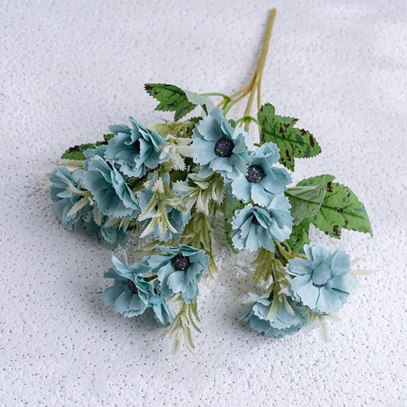 sruoe Artificial Flowers, Fake Flowers to Make Bouquet, Artificial Silk Flowers, Floral Stems, Artificial Flowers for Outdoors, Rose Imitation Flower Bushes for Home Wedding Birthday Decor